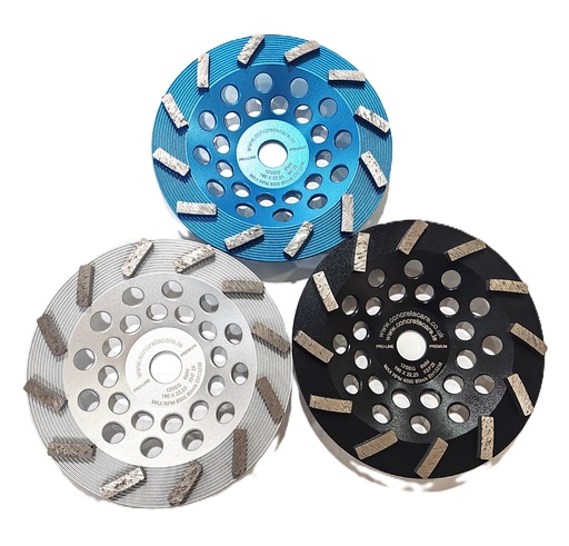 12 Segment Turbo Diamond Grinding Cup Disc ∅180mm