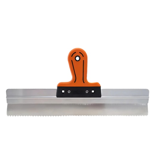 [6277] Stainless steel notch finishing spatula 450mm