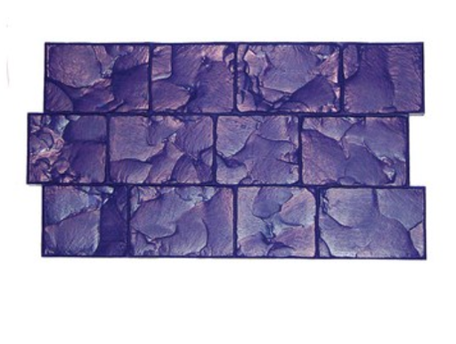 [#5011] Urethane Imprint Concrete Mat London Cobblestone Texture 17''x30'' with Handle 