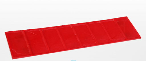 [#5017] Urethane Imprint Concrete Mat Ashlar Cut Stone Border 8 1/2''x34'' With Handle 