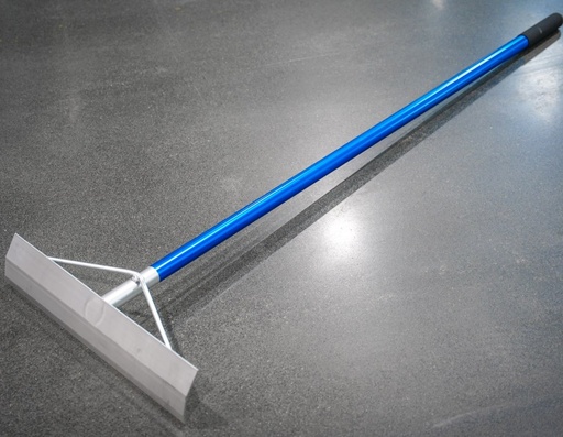 [#9097B] Anodized Blue Concrete Aluminum Rake