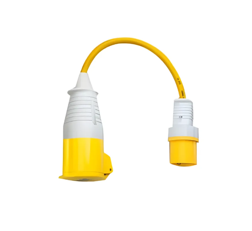 [10874] 110V Cable adapter 0.5m 2.5mm 16amp Plug 