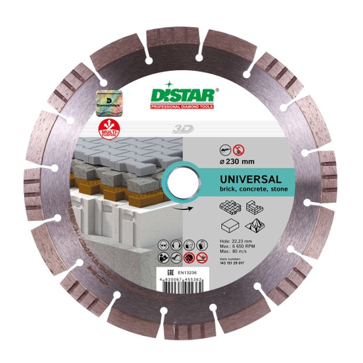 Distar 1A1RSS Bestseller Universal ∅125-230mm Diamond Blade